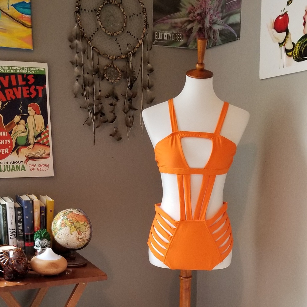 Orange Monokini
